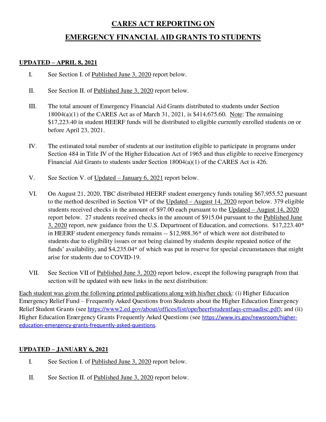 CARES-Act-Report-student-grant-(updated-04.08.21) | Texas ...