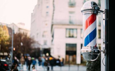 Why are Barber Poles Red, White, and Blue?